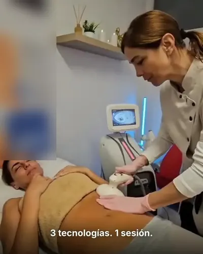 Fotograma del vídeo de Clínica Luvena: tres tecnologías en una sesión